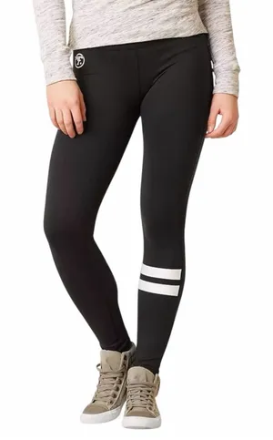 Affliction Fast & Furious Black Roman Graphic Leggings Tights Pants size Small thumbnail 1