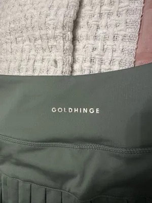 Gold Hinge Skirt green thumbnail 3