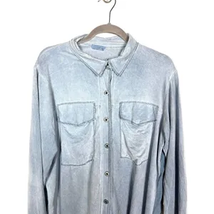 Scandal‎ button up top Blue Size M thumbnail 2