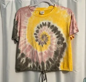 belle du jour Cinch tie dye top thumbnail 1