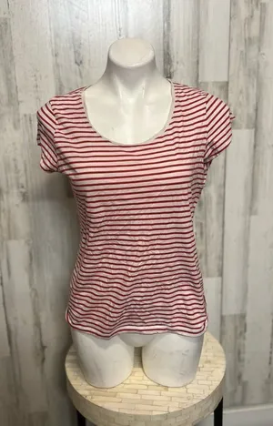 H&M stripped top thumbnail 1