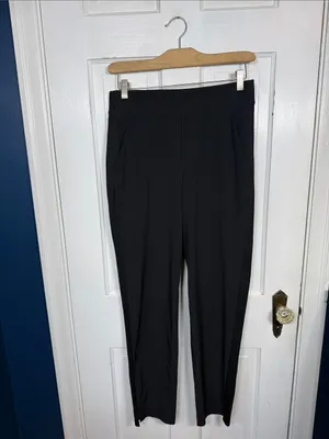 Athleta Black Brooklyn Mid Rise Ankle Pant W2553 Sz 4 Tall thumbnail 4