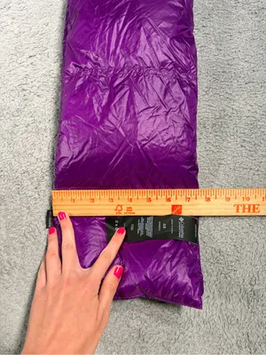 Columbia Women's Shiny Purple down Scarf O/S thumbnail 6