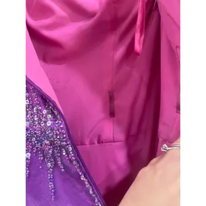 Previous Formals Blue‎ Prom Dress A Line Formal Gown Size 4 Princess thumbnail 11