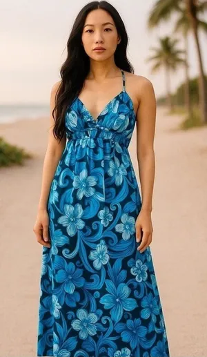 Future Collective with Alani Noelle Strappy Neck Cut Out Dress Women’s Size S thumbnail 1