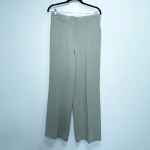 Club Monaco Green Oak/Chene High Rise Fluid Crepe Trousers Size 8 NWT thumbnail 2