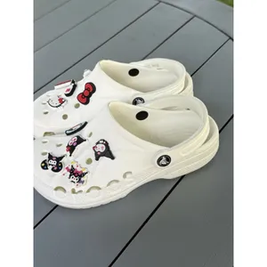 ⁠Crocs Classic Clogs White Women 6 Men 4 Sanrio Hello Kitty Charms⁠ Unisex thumbnail 8