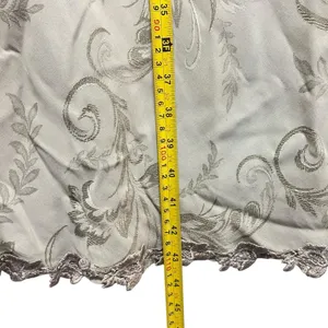 Vintage Y2K Large‎ Long Skirt Gray Embroidered Classic 90 Normcore Maxi Academia thumbnail 6