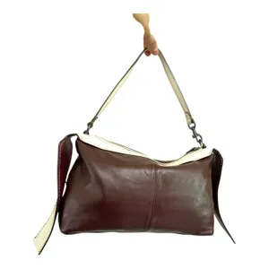COACH 1941 Bandit Hobo Bag Leather Oxblood Burgundy/Ivory Pouch - Good Condition thumbnail 3