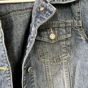 Old Navy denim jean jacket‎ comfortable fall staple pockets cotton small autumn thumbnail 6
