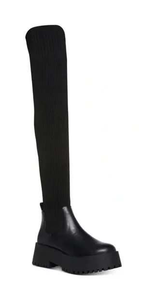 Madden Girl Platform Sock Boot thumbnail 1
