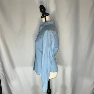 Abercrombie and Fitch - Chambray Button Up Top Women's Size Med Y2K Denim thumbnail 4