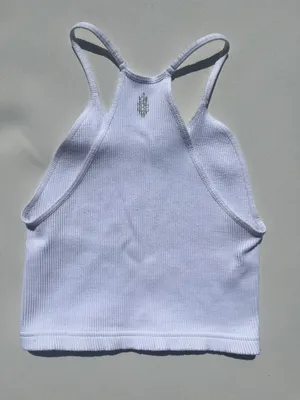 free people white happiness runs tank xs/s thumbnail 2