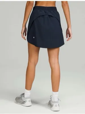 NEW Lululemon Hotty Hot High-Rise Skirt Black thumbnail 4