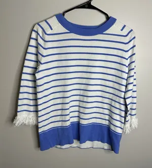 Women's Lilly Pulitzer Size Small Coastal Stripe Sasha‎ Sweater thumbnail 1