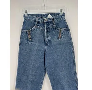 Vintage 90s Rockies Jeans size 28 High Rise Mom Jeans Rockies Western thumbnail 3