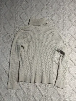 Cream turtleneck fits a small thumbnail 2