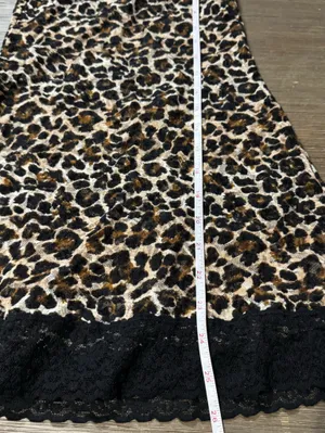 Vintage Victoria's Secret Leopard Print Slip with Black Trim thumbnail 9