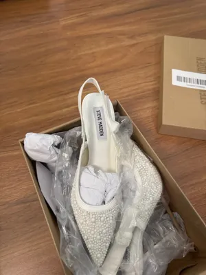 Steve Madden Heels White Pointed Toe thumbnail 2