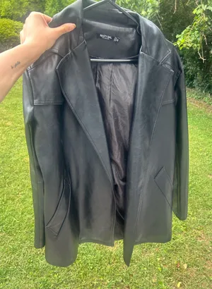 Nasty gal leather jacket  thumbnail 1