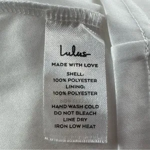 Lulus Letter of Love Backless‎ Skater Dress in White Size Medium thumbnail 6