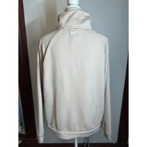 Nike Womens Quarter Zip Fleece Pullover Pink Logo Tape Side Pockets Large thumbnail 4