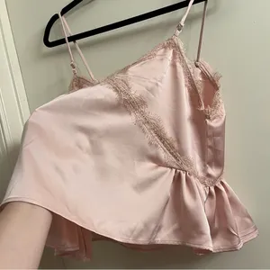 NWT Georgie Lacey Layering Cami Pink Large thumbnail 9