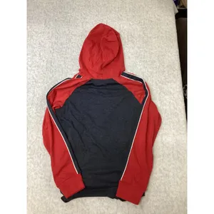MLB Atlanta Braves Hoodie Campus Lifestyle Navy‎ Red Raglan Large NWT 2063 thumbnail 5