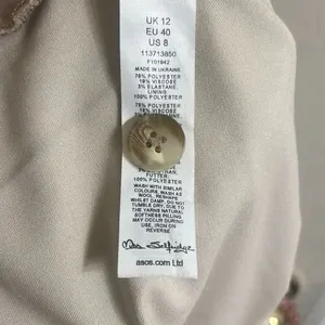 ✨Miss Selfridge Tailored Wide Leg Sz 8 Trousers in Stone✨ thumbnail 7