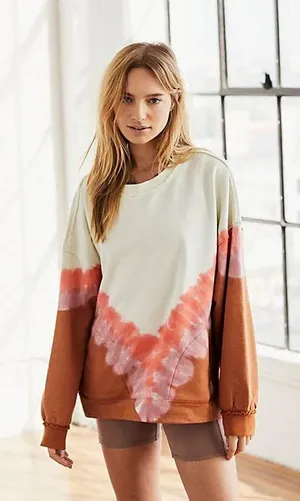 FREE PEOPLE TIE DYE SWEATER thumbnail 1