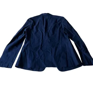 Uniqlo x Comptoir des Cotonniers Navy Linen Blend Blazer Jacket XS thumbnail 3