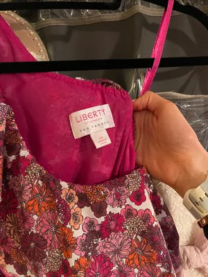 Target Floral Pink Orange One Shoulder Ruffle Maxi Dress thumbnail 4