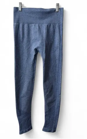 Women’s High Waisted Contour Seamless Leggings Blue Small thumbnail 3