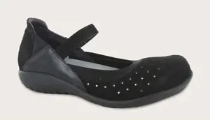 Naot Matua Suede Patent Mary Jane Size 38 US 7-7.5 Black Comfort Shoe thumbnail 1