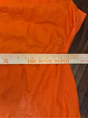 Reformation Midi Cassette 100% Linen Open Back Dress – Flame Orange Size 10 thumbnail 9