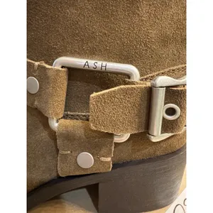 ASH 50mm Texas Suede Boots Women's Size 39 US @ 8.5 424144 Land Moto Boho thumbnail 5