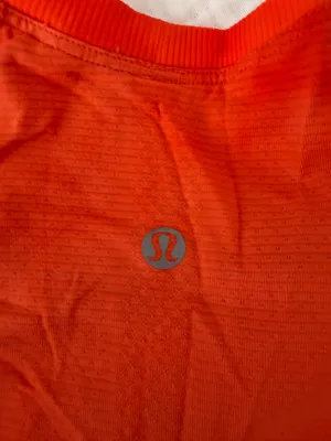 Lululemon Swiftly Tech Short Sleeve Shirt 2.0 - Marble Dye Solar Orange thumbnail 3