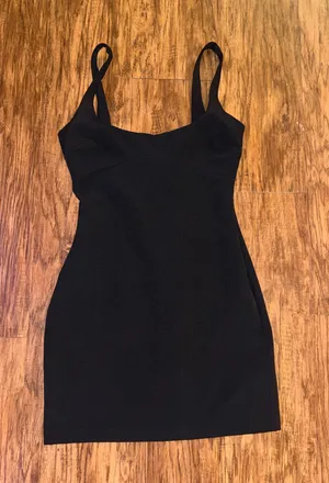 ZARA Mini Dress Black thumbnail 1