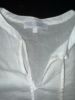 Sugarlips White Eyelet Peasant Tunic thumbnail 2
