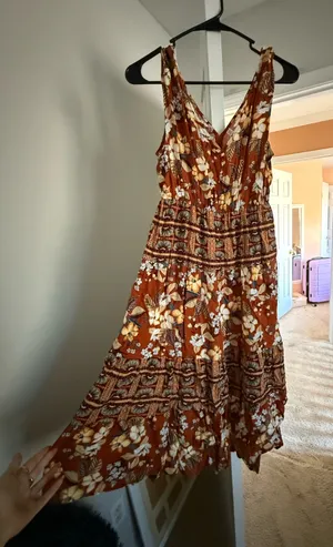 Women’s dress Orange Size M thumbnail 1