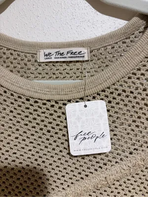 Free People We The Free Shore Side Muscle Tank in Dunes thumbnail 3