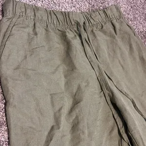 A New Day‎ High Waist Green Linen Blend Capri Pants thumbnail 6