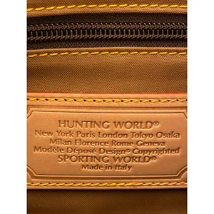 Hunting World 80s Hunter Green Barrel Bag with Tag Hologram RARE Bag thumbnail 7