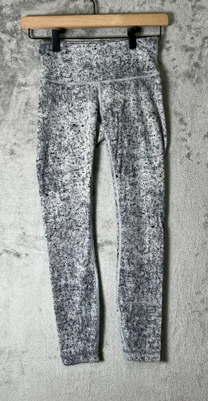 Lululemon Wunder Under Low-Rise Tight Luxtreme Antiqued Alpine‎ White Multi 2 thumbnail 1