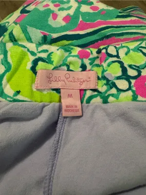 Lilly Pulitzer Madison Skort Early Bloomer Medium Tropical Pink Green thumbnail 6