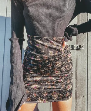 Skylar + Madison Floral Skirt thumbnail 1