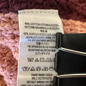 Free People Colorblock Park City Pullover Sweater Size M Waffle Knit Cowl Neck‎ thumbnail 7