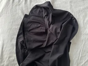 Old Navy High-Waisted PowerSoft Skort Light Black Heather Sz Small ($36.99) thumbnail 5