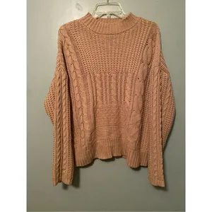 Time And Tru Mock Neck Knit Sweater Size XL thumbnail 2