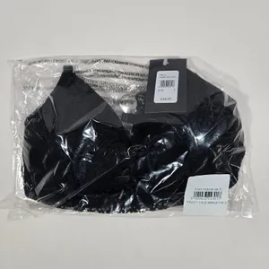 Frederick's of Hollywood Finley Lace Bralette Black S‎ NWT thumbnail 8
